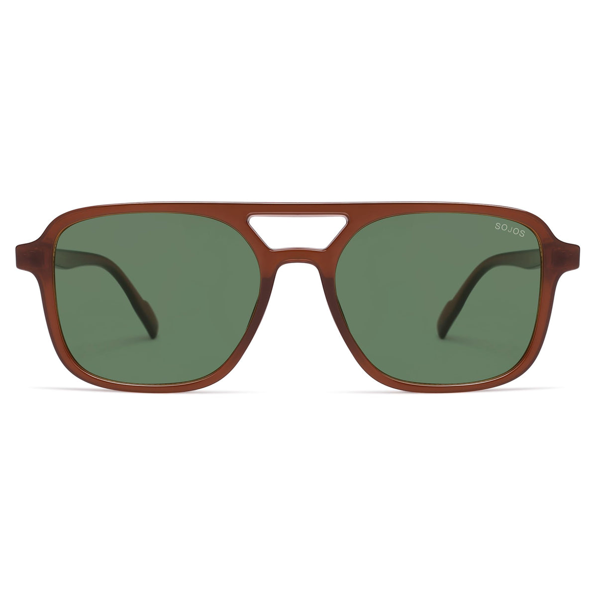 SOJOS Retro Aviator Sunglasses Womens Mens,Trendy Rectangle Shades SJ2202