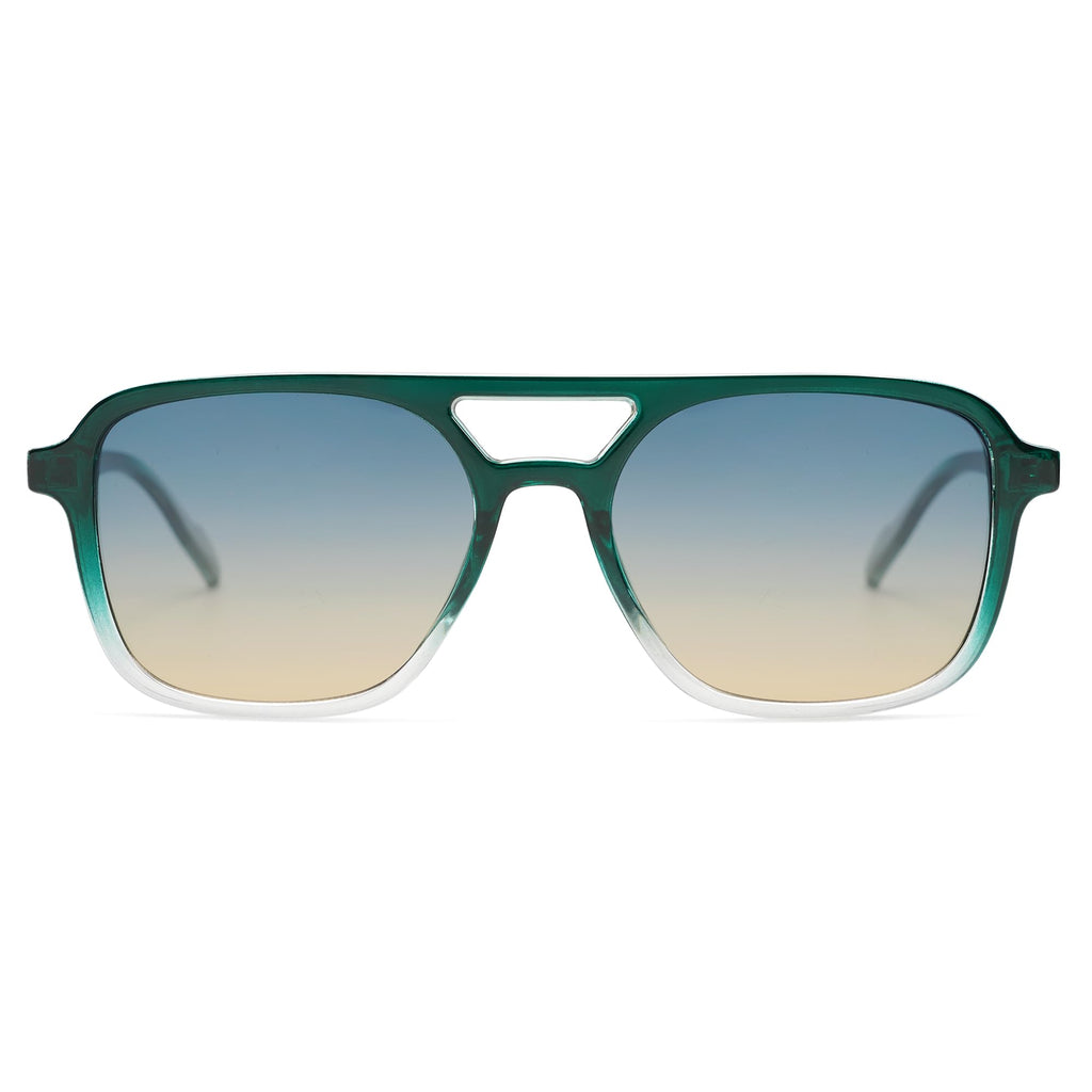 SOJOS Retro Aviator Sunglasses Womens Mens,Trendy Rectangle Shades SJ2202
