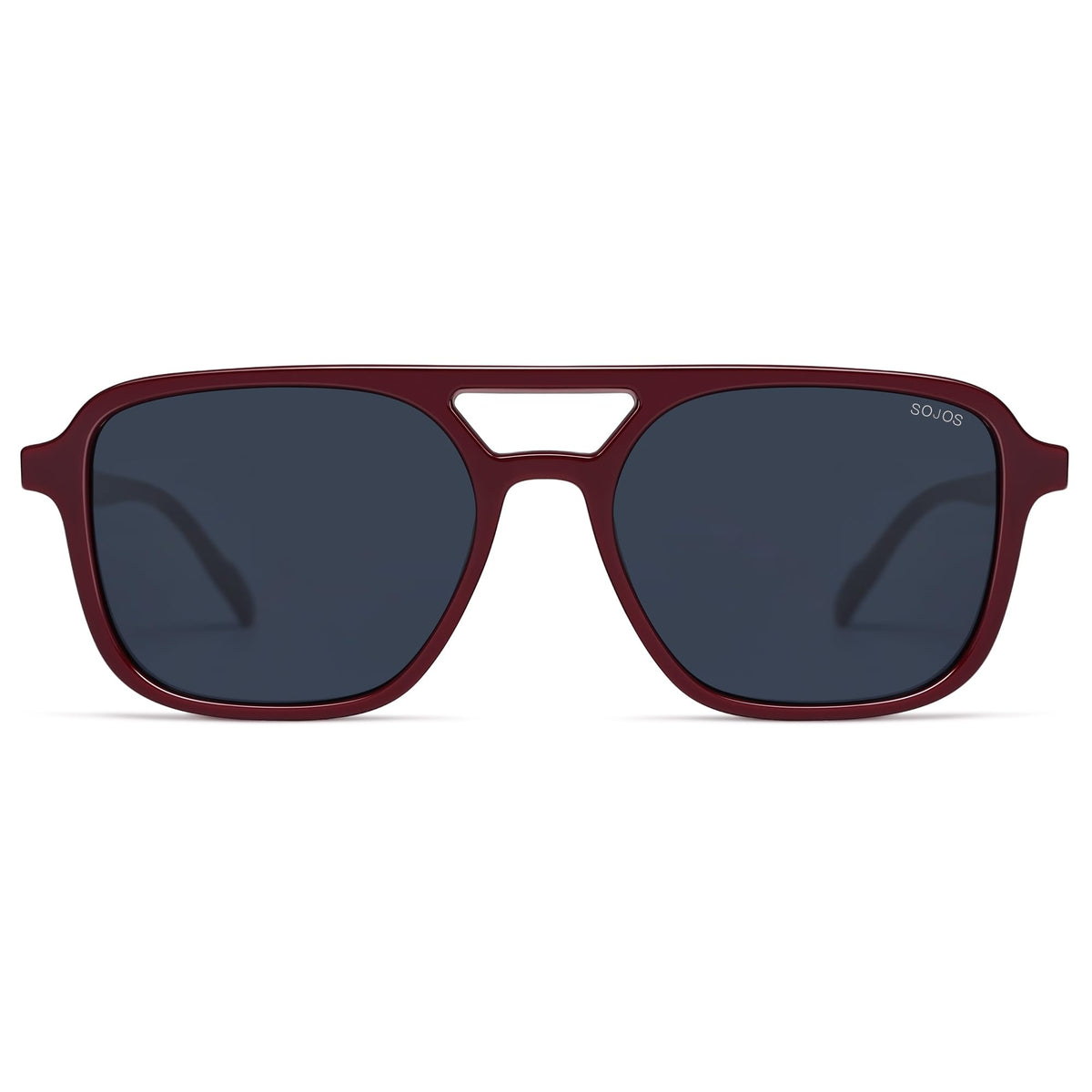 SOJOS Retro Aviator Sunglasses Womens Mens,Trendy Rectangle Shades SJ2202