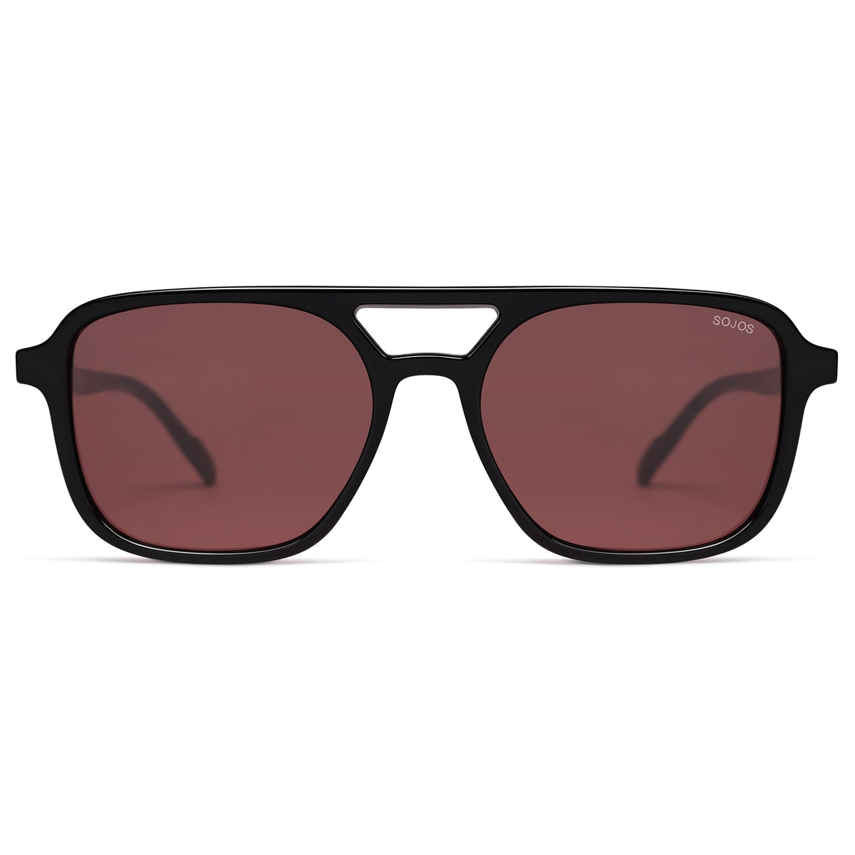 SOJOS Retro Aviator Sunglasses Womens Mens,Trendy Rectangle Shades SJ2202