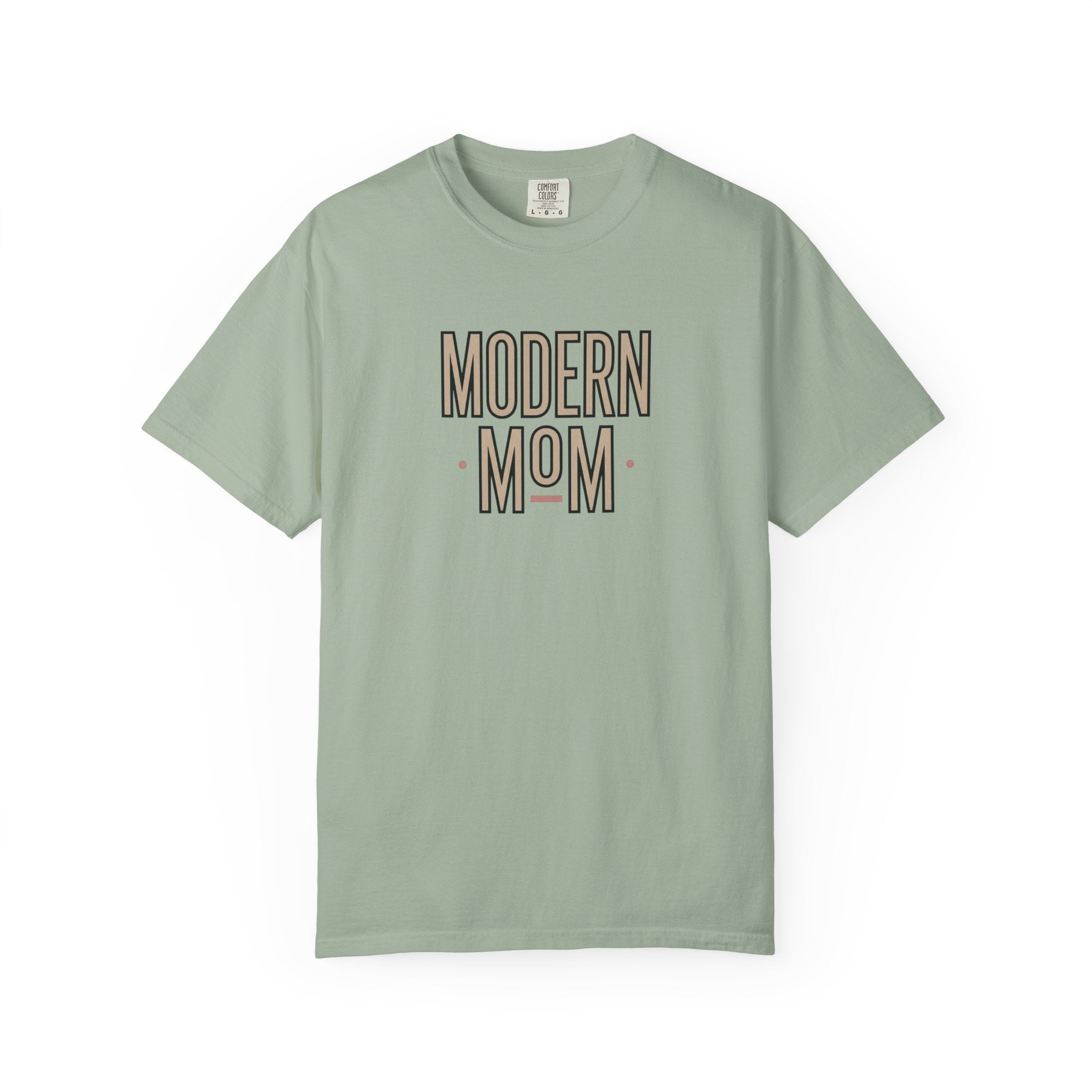Modern Mom T-Shirt — Retro Block Letter Graphic Tee for Moms, Mother’s Day Gift