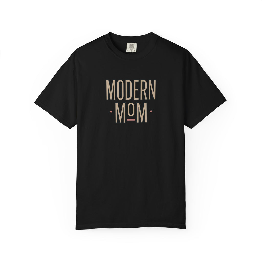 Modern Mom T-Shirt — Retro Block Letter Graphic Tee for Moms, Mother’s Day Gift