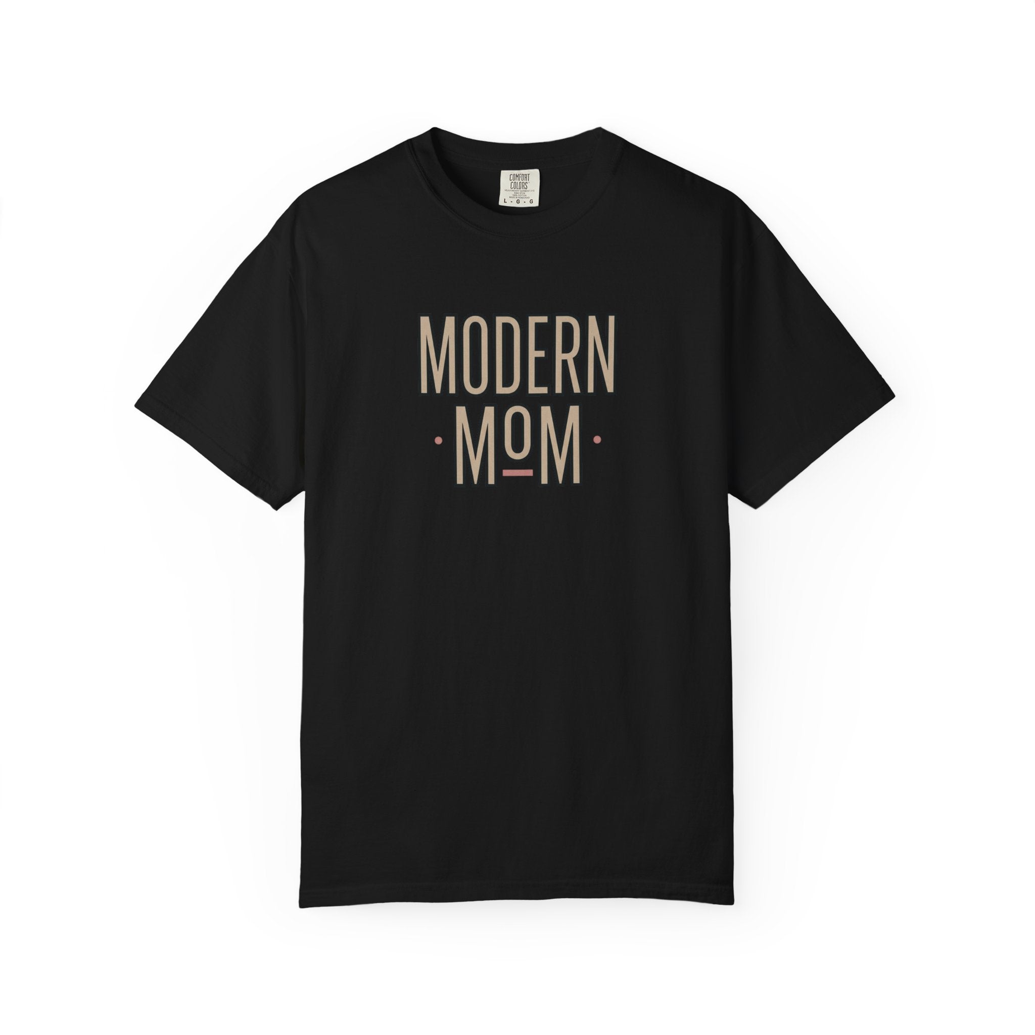Modern Mom T-Shirt — Retro Block Letter Graphic Tee for Moms, Mother’s Day Gift