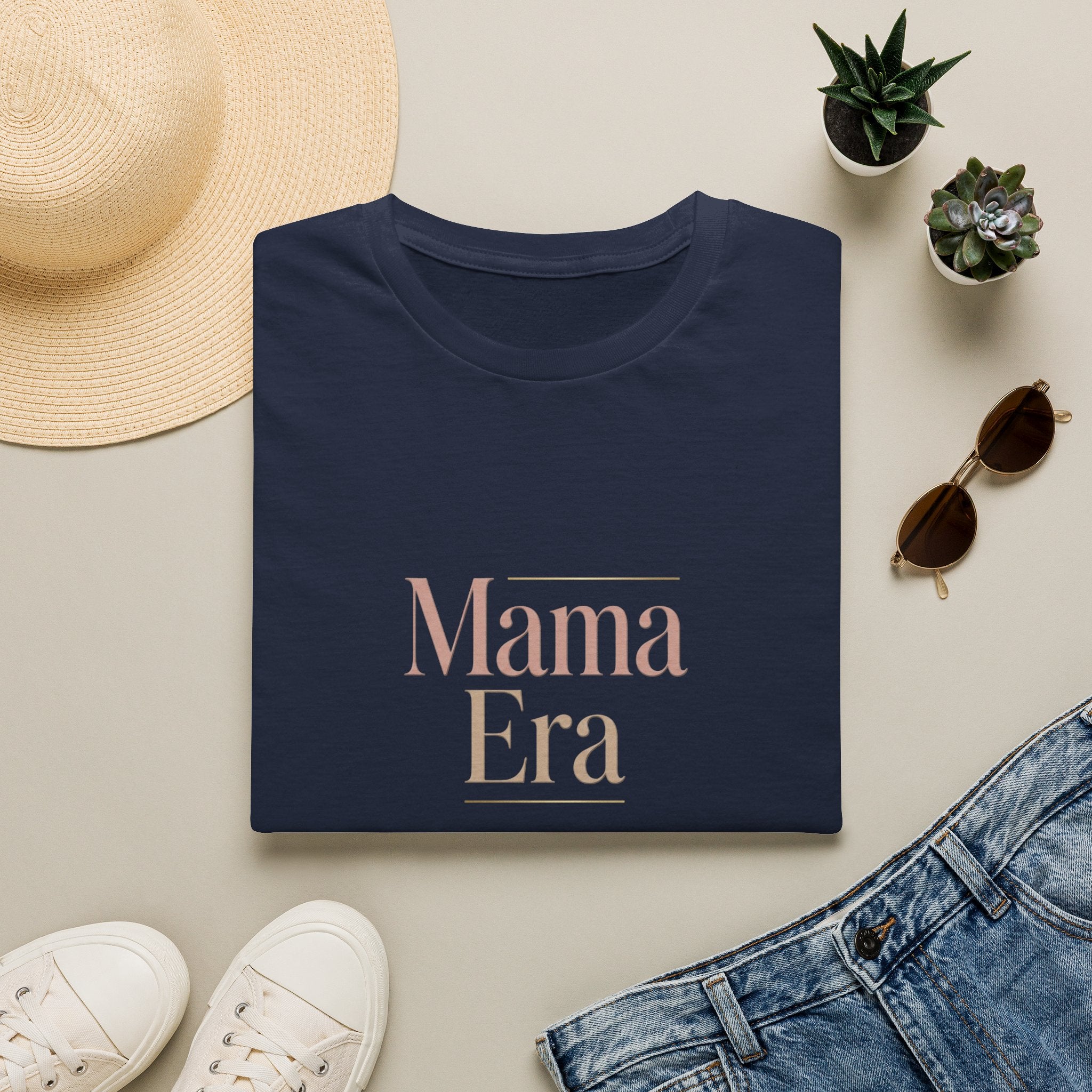 Mama Era T-Shirt | Minimal Script Mom Shirt