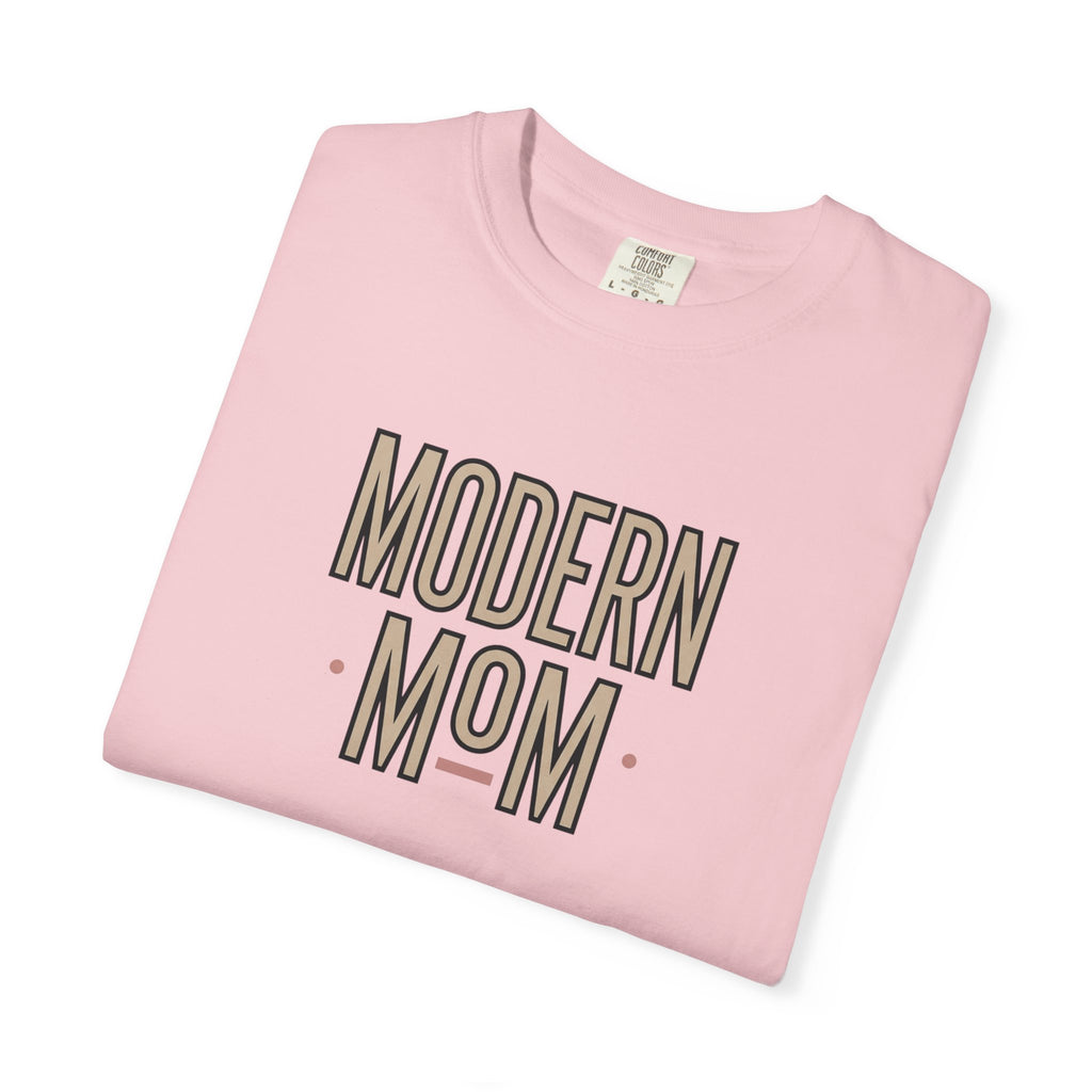 Modern Mom T-Shirt — Retro Block Letter Graphic Tee for Moms, Mother’s Day Gift