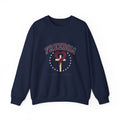 Freedom heart crewneck sweatshirt | faith-based patriotic, vintage Americana