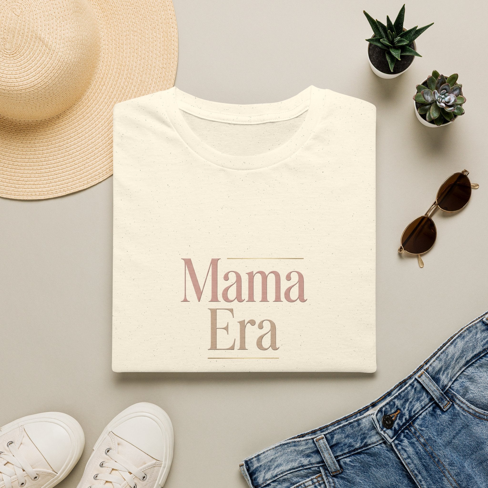Mama Era T-Shirt | Minimal Script Mom Shirt