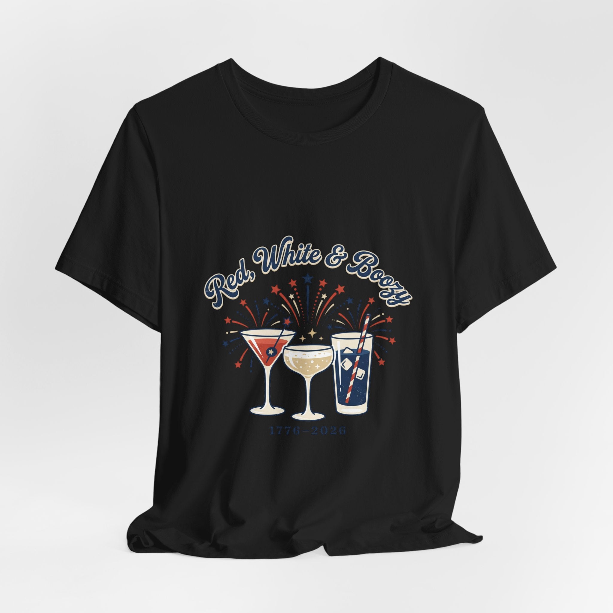 Red, White & Boozy Shirt | Patriotic July 4th, Vintage Americana