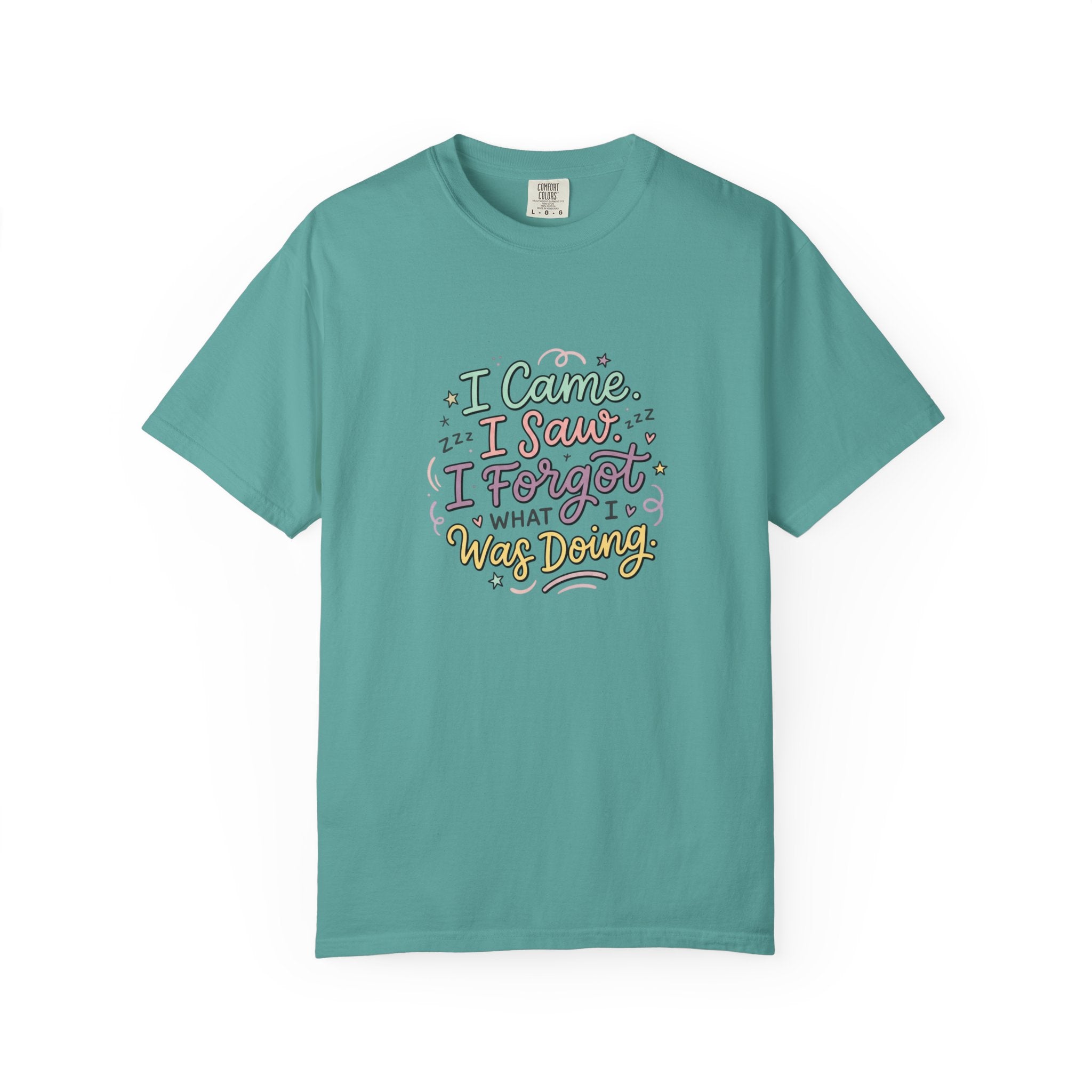 I Came I Saw I Forgot What I Was Doing T-Shirt | Funny Phrase Tee