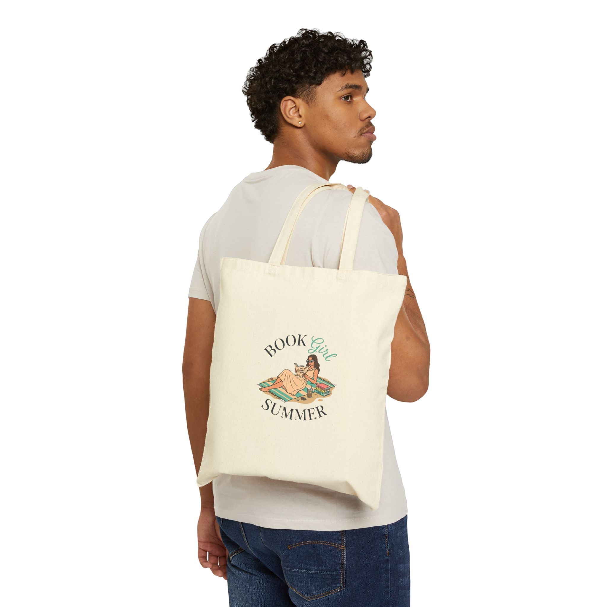 Book Girl Summer Tote | BookTok, Reading Beach Reads, Bookish Summer Aesthetic
