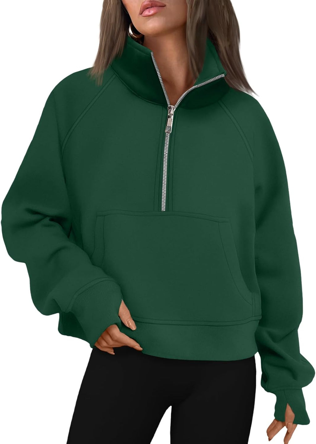 AUTOMET Womens Sweatshirts Half Zip Fleece Pullover Fall Outfits