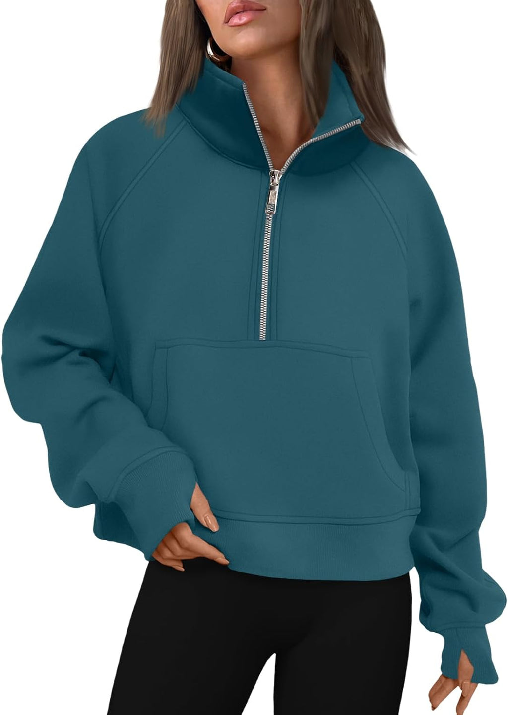 AUTOMET Womens Sweatshirts Half Zip Fleece Pullover Fall Outfits