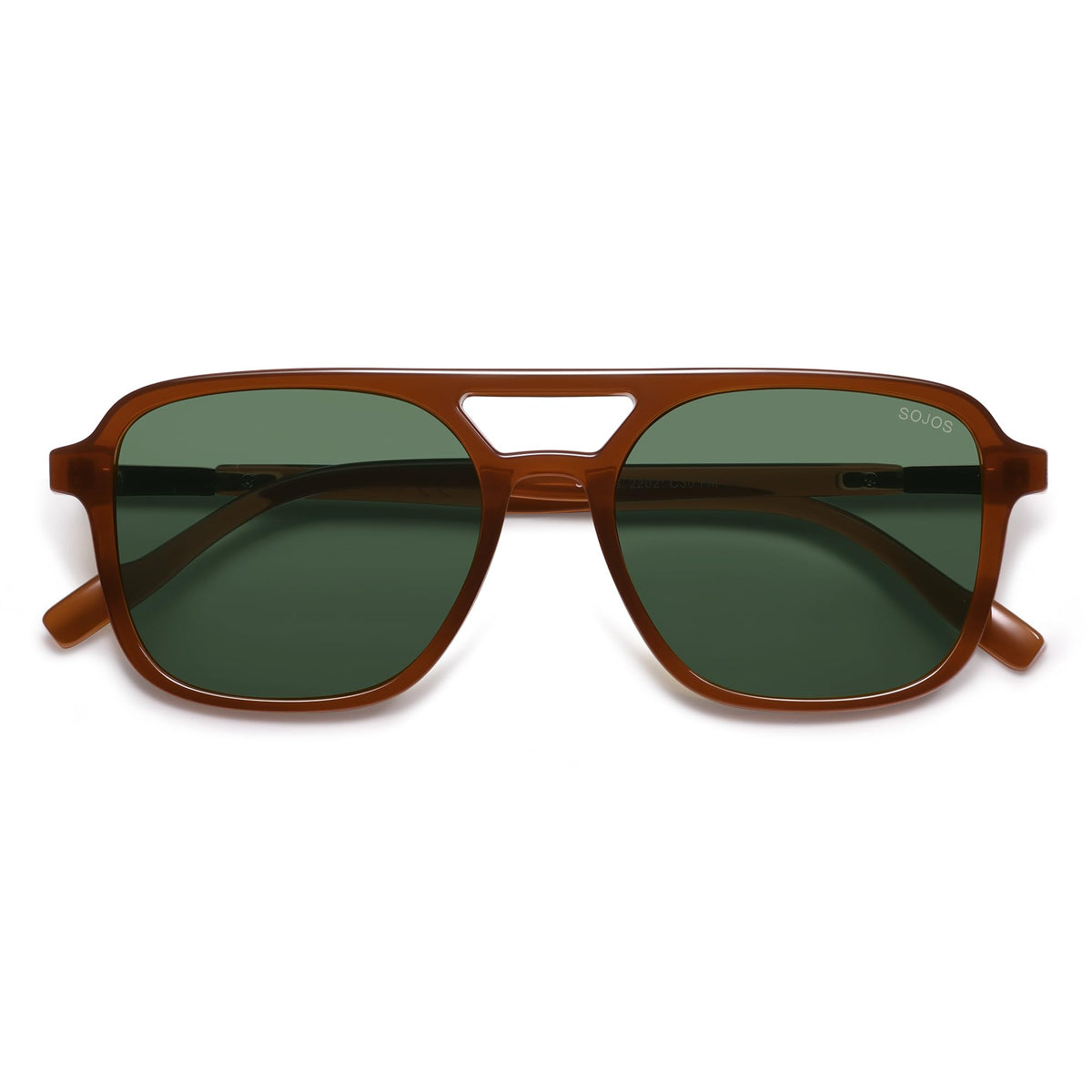 SOJOS Retro Aviator Sunglasses Womens Mens,Trendy Rectangle Shades SJ2202