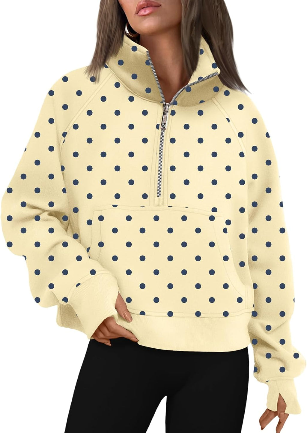 AUTOMET Womens Sweatshirts Half Zip Fleece Pullover Fall Outfits