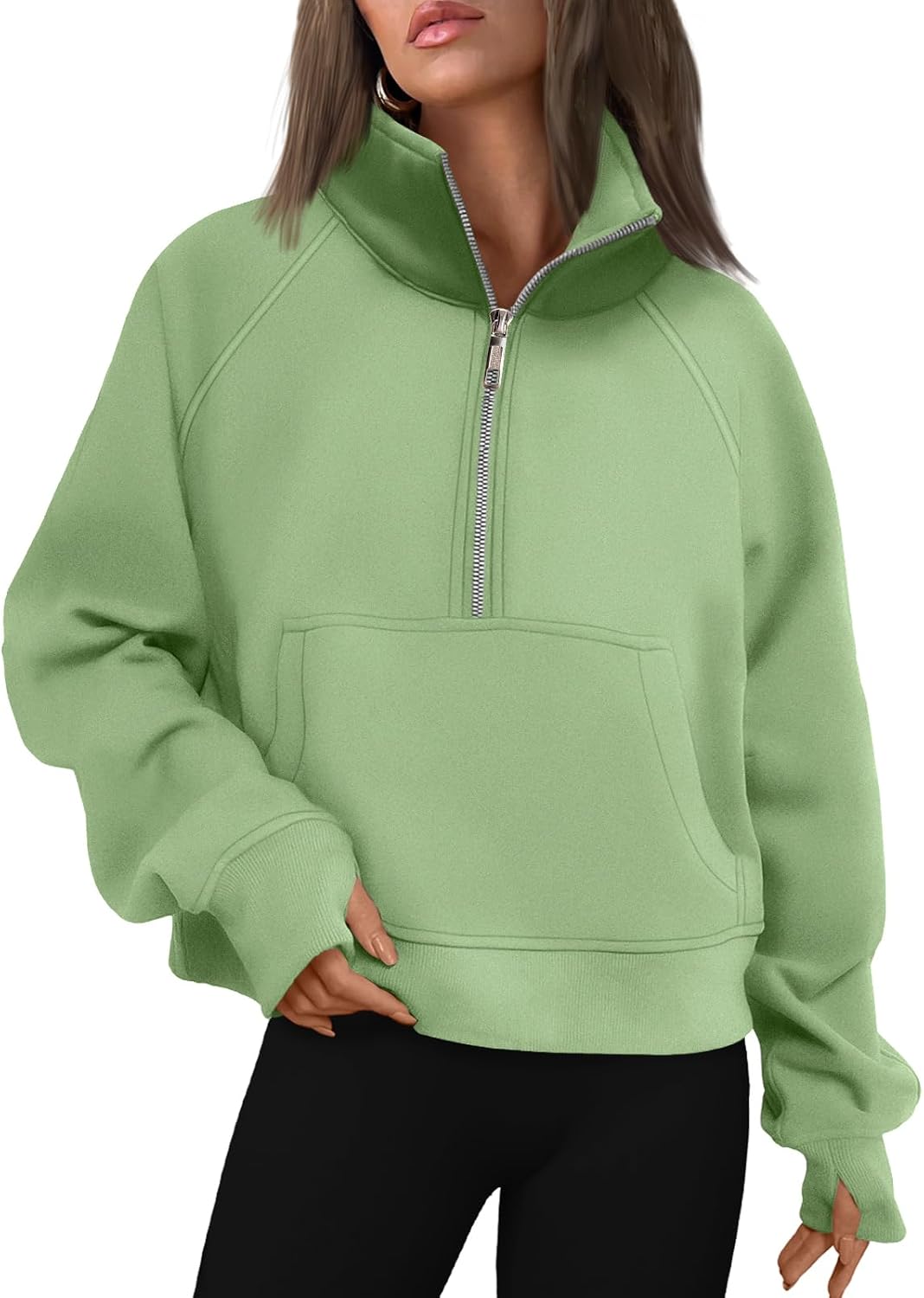AUTOMET Womens Sweatshirts Half Zip Fleece Pullover Fall Outfits