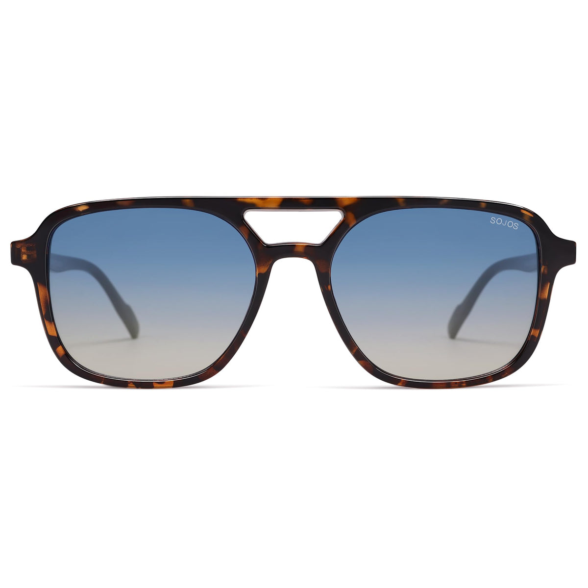 SOJOS Retro Aviator Sunglasses Womens Mens,Trendy Rectangle Shades SJ2202