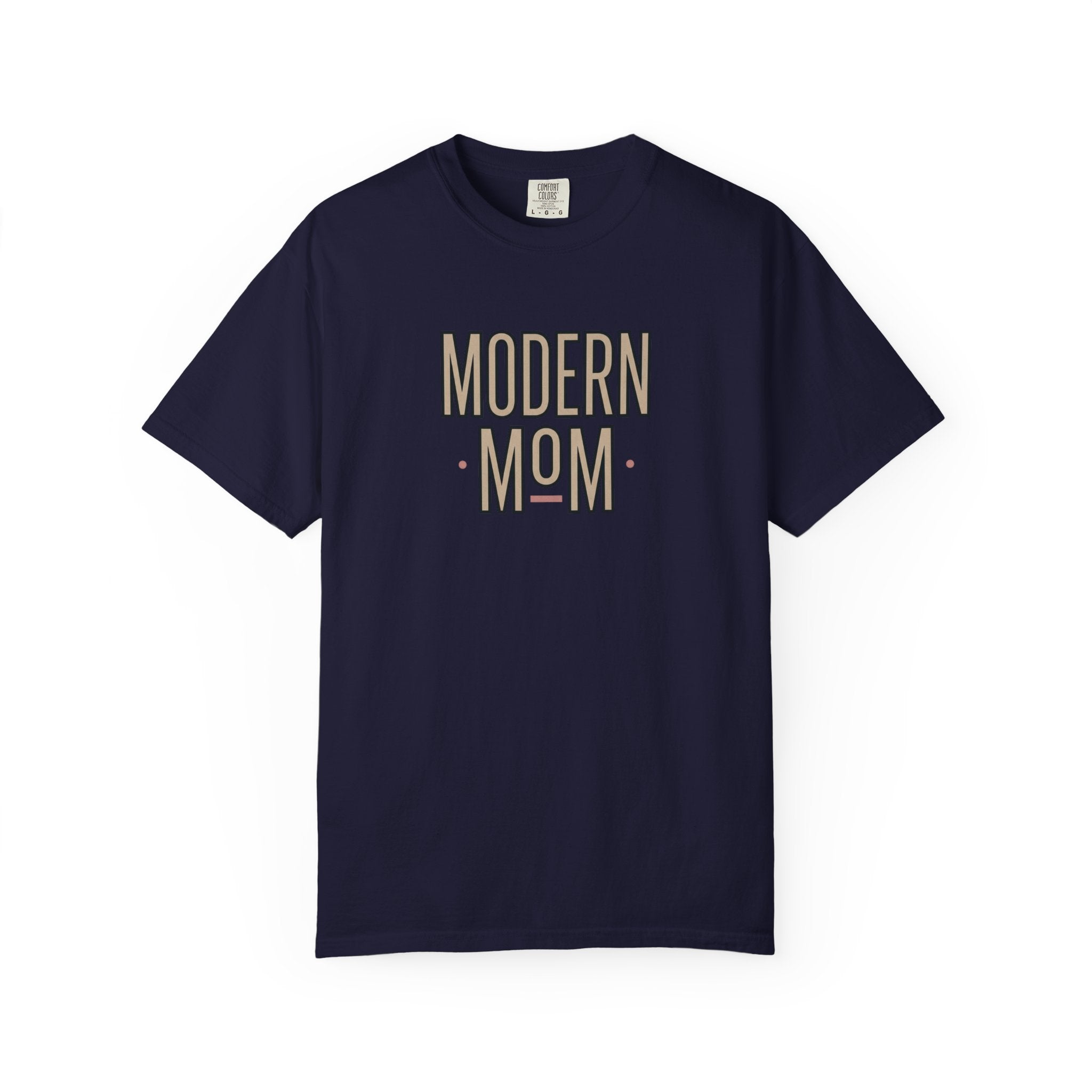 Modern Mom T-Shirt — Retro Block Letter Graphic Tee for Moms, Mother’s Day Gift
