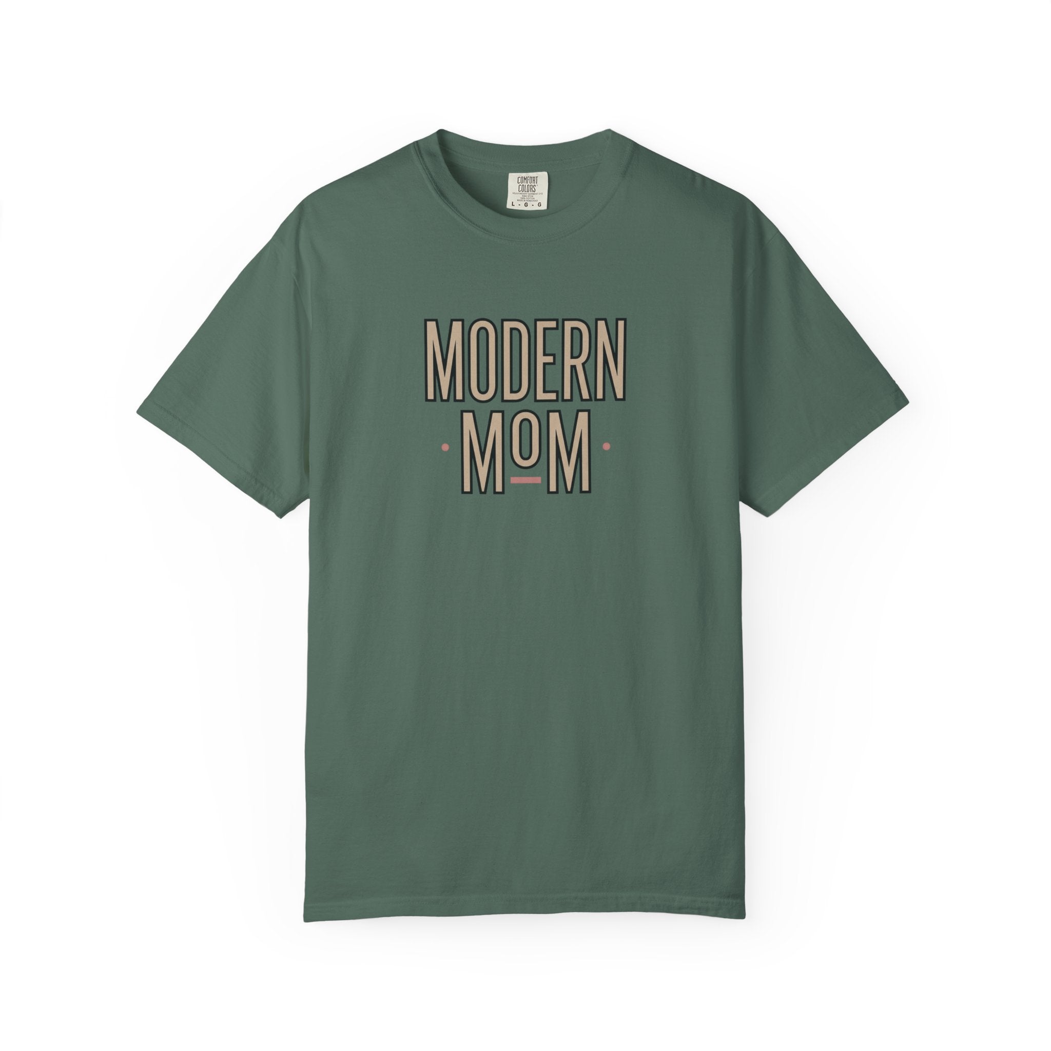 Modern Mom T-Shirt — Retro Block Letter Graphic Tee for Moms, Mother’s Day Gift
