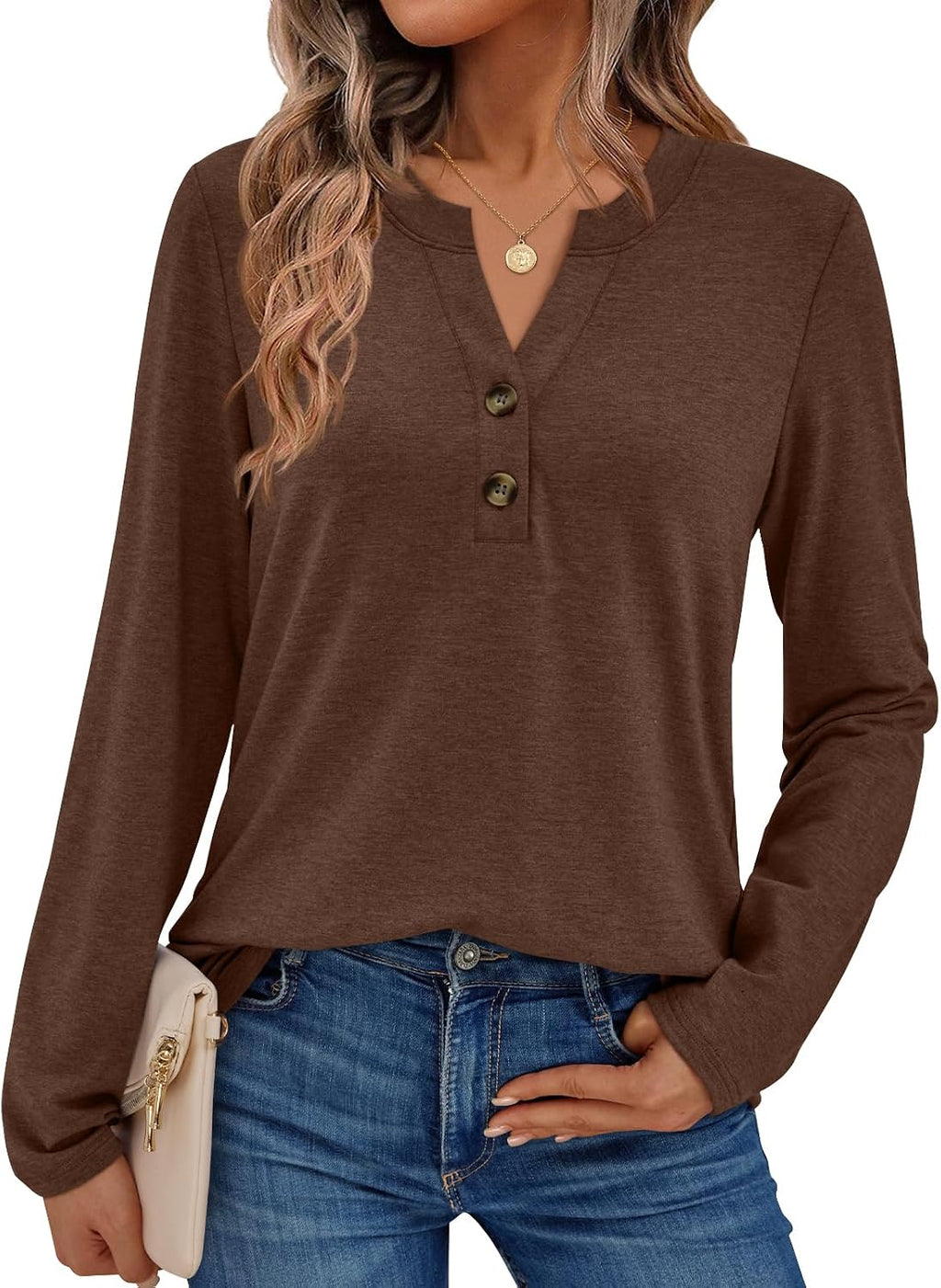 AUTOMET Women's Long Sleeve Shirts 2026 Fall Outfits Dressy Casual Tops