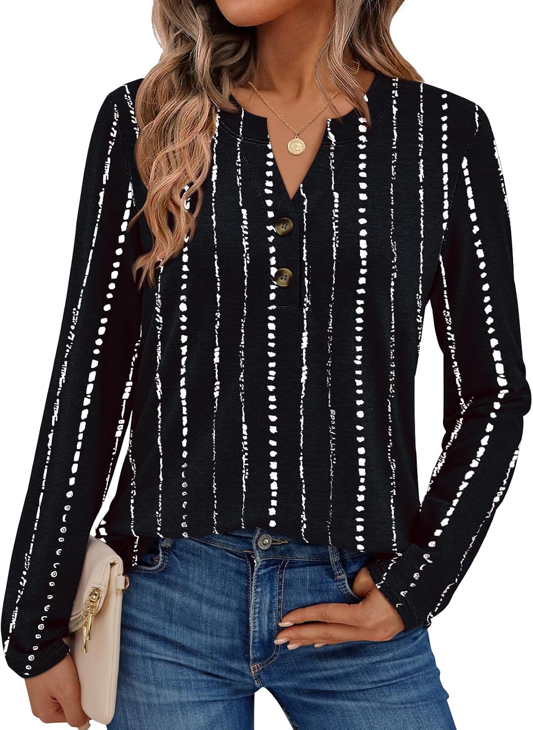 AUTOMET Women's Long Sleeve Shirts 2026 Fall Outfits Dressy Casual Tops