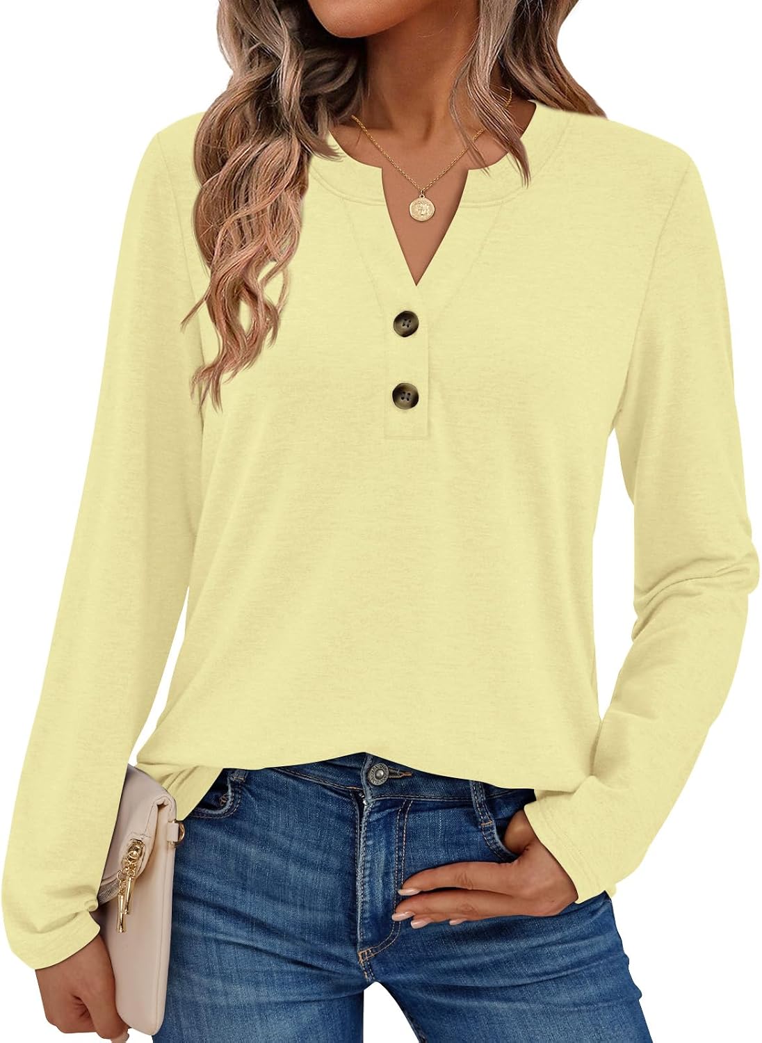 AUTOMET Women's Long Sleeve Shirts 2026 Fall Outfits Dressy Casual Tops