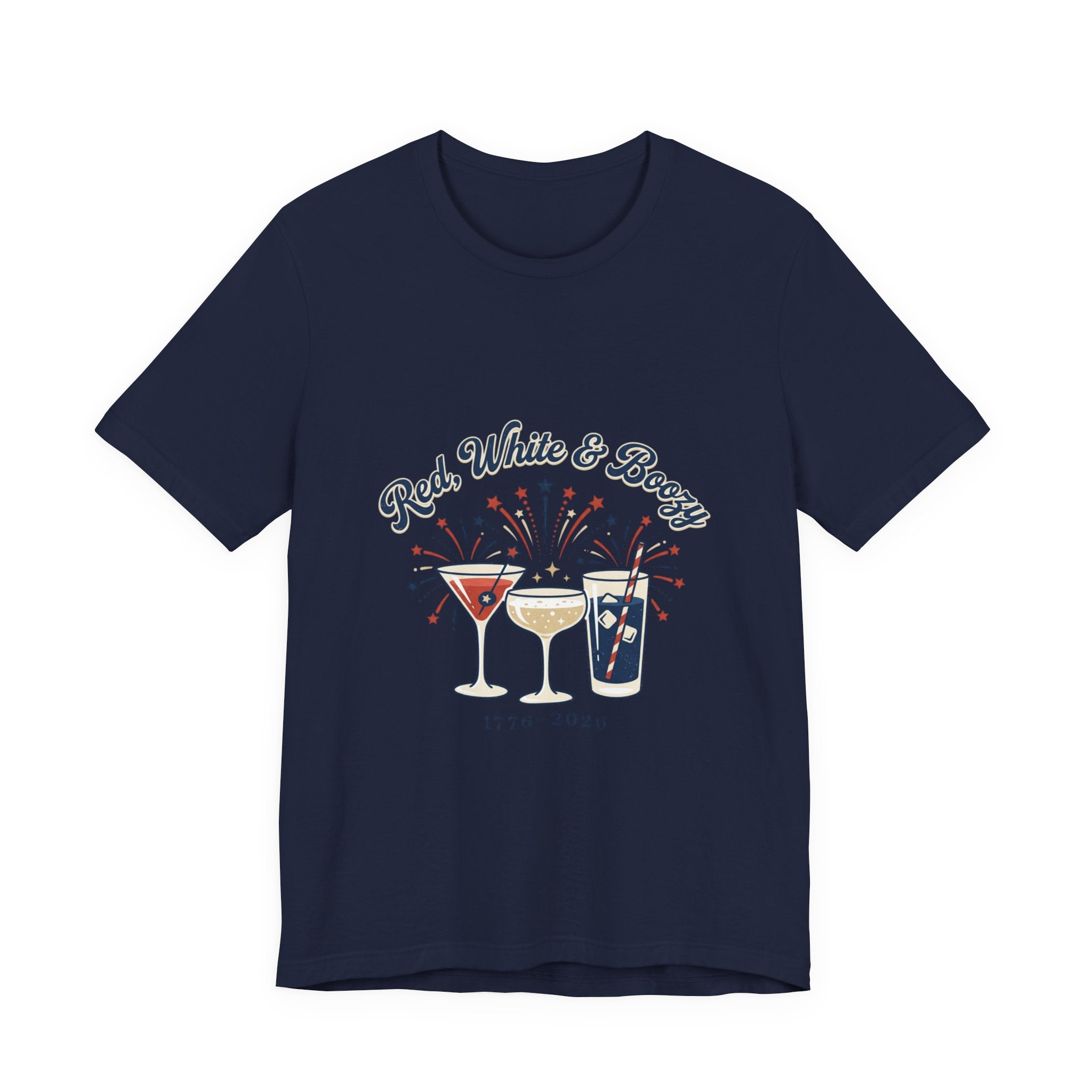 Red, White & Boozy Shirt | Patriotic July 4th, Vintage Americana