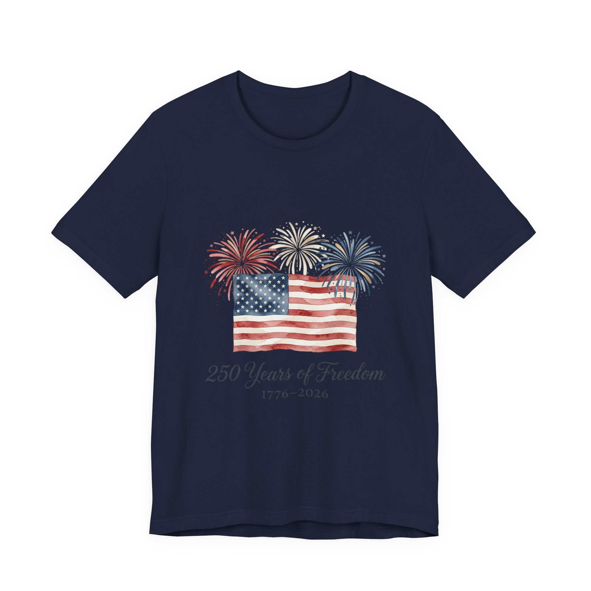 250 Years of Freedom T-Shirt | Faith-Based Patriotic July 4th, Vintage Americana