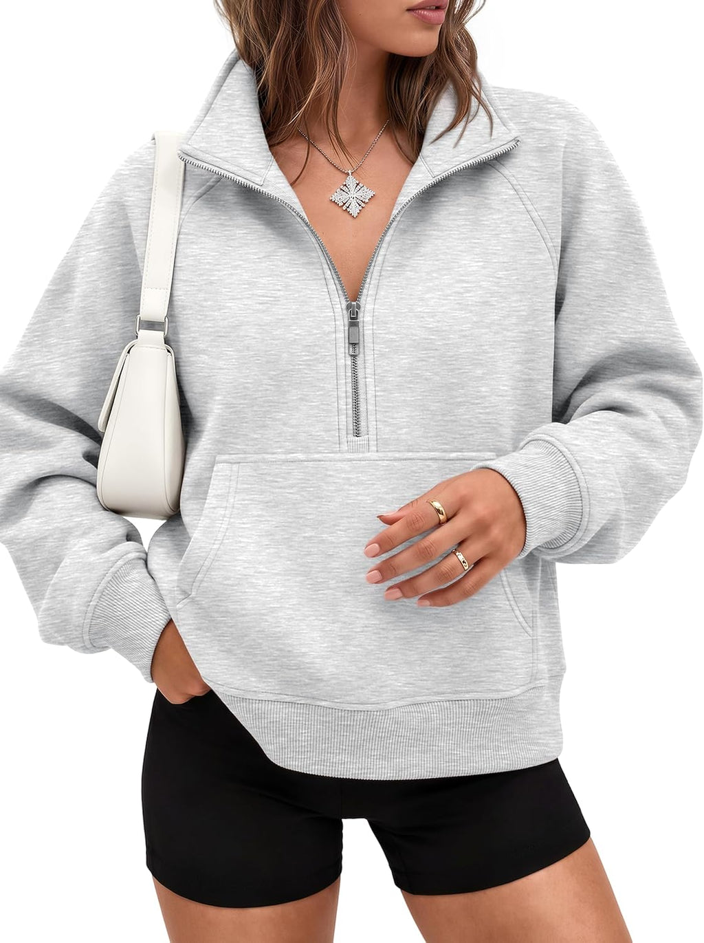 AUTOMET Womens Sweatshirts Half Zip Fleece Pullover Fall Outfits