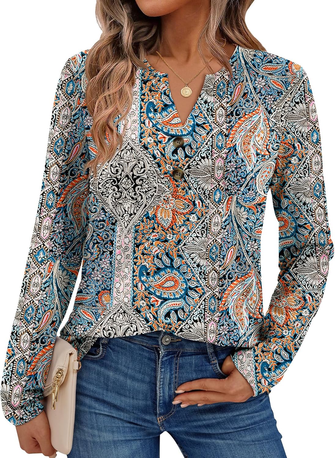 AUTOMET Women's Long Sleeve Shirts 2026 Fall Outfits Dressy Casual Tops