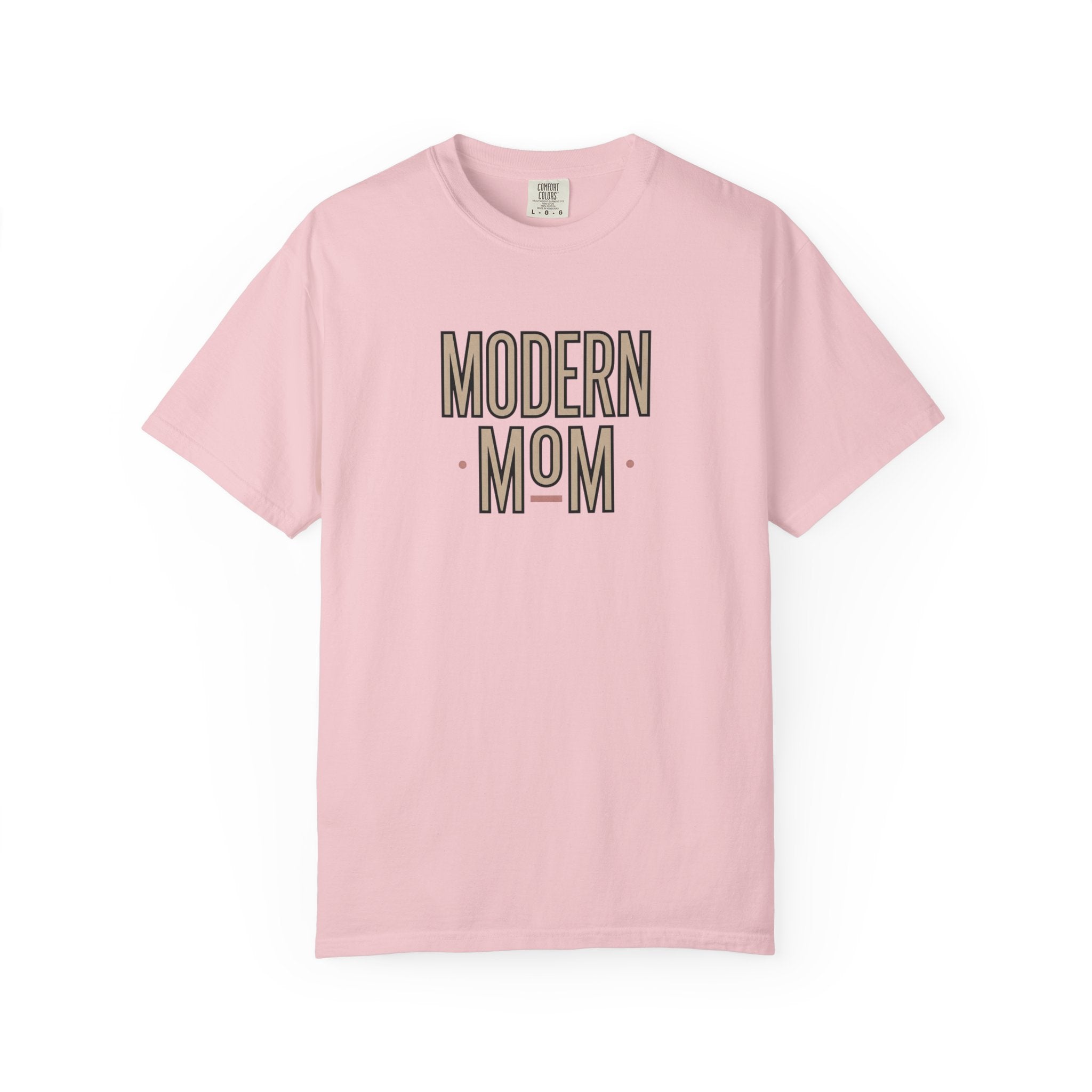 Modern Mom T-Shirt — Retro Block Letter Graphic Tee for Moms, Mother’s Day Gift