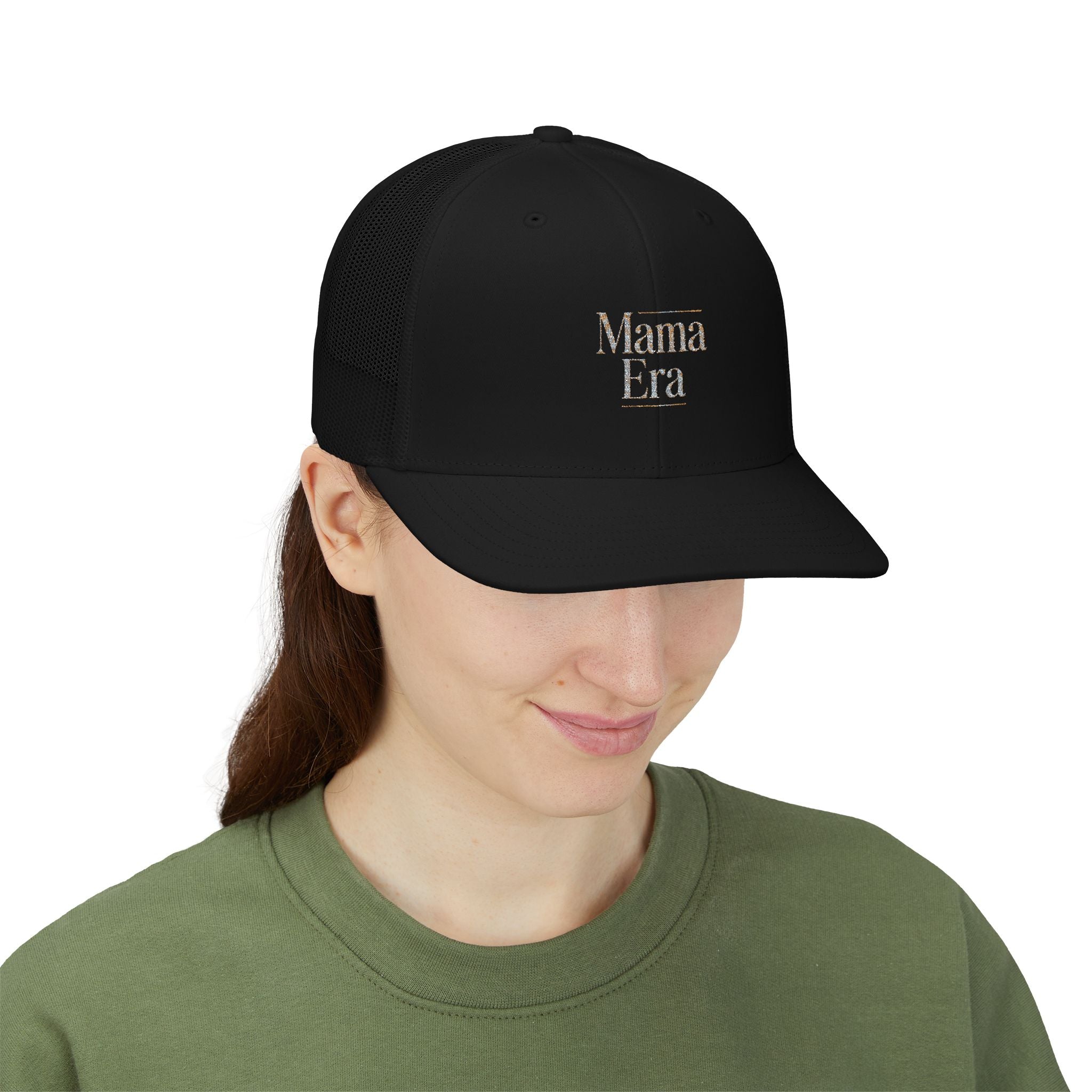 Mama Era Snapback Trucker Hat — Embroidered Mom Lifestyle Cap