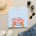 Tan Lines Baseball Graphic T-Shirt | Retro Sunset Ball Design