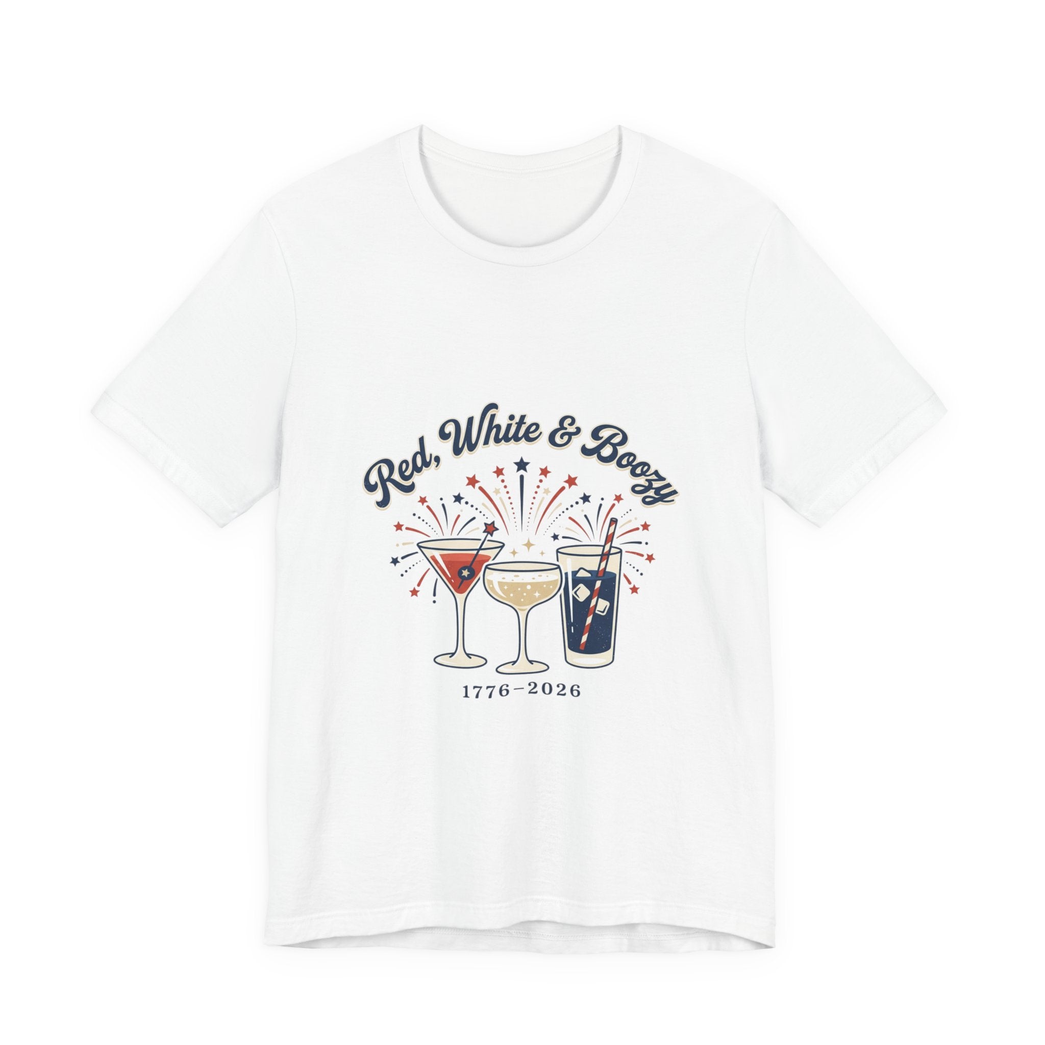 Red, White & Boozy Shirt | Patriotic July 4th, Vintage Americana