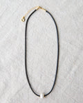 Pearl and Cord Necklace