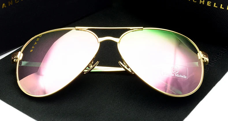High Quality Pilot Sunglasses Women Polarized UV400 Sunglass