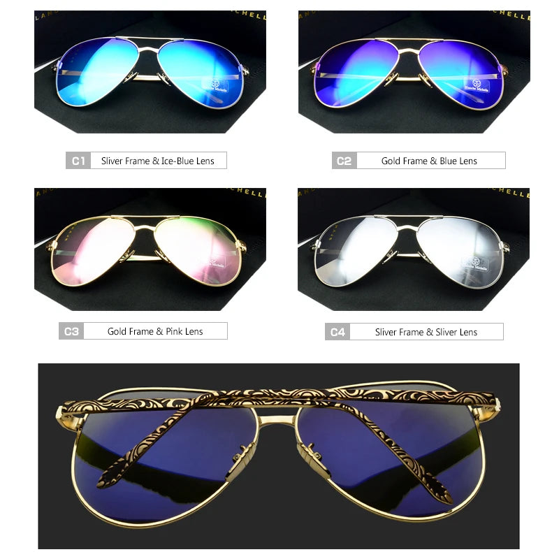 High Quality Pilot Sunglasses Women Polarized UV400 Sunglass