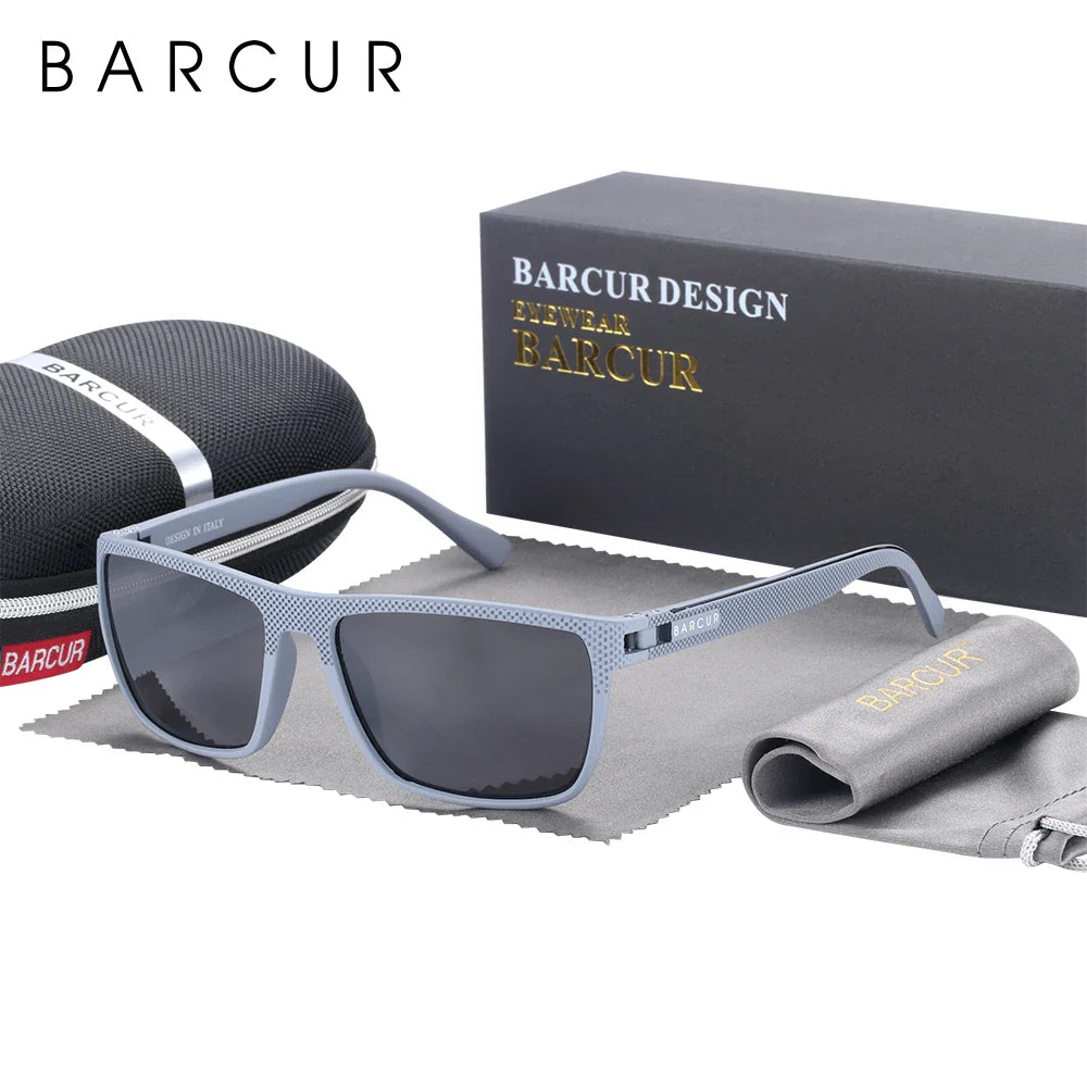 BARCUR Sports Polarized Sunglasses for Men Lightweight TR90