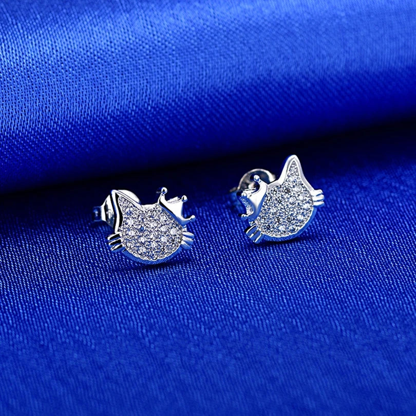 925 Sterling Silver Earrings AAA Zircon for Women