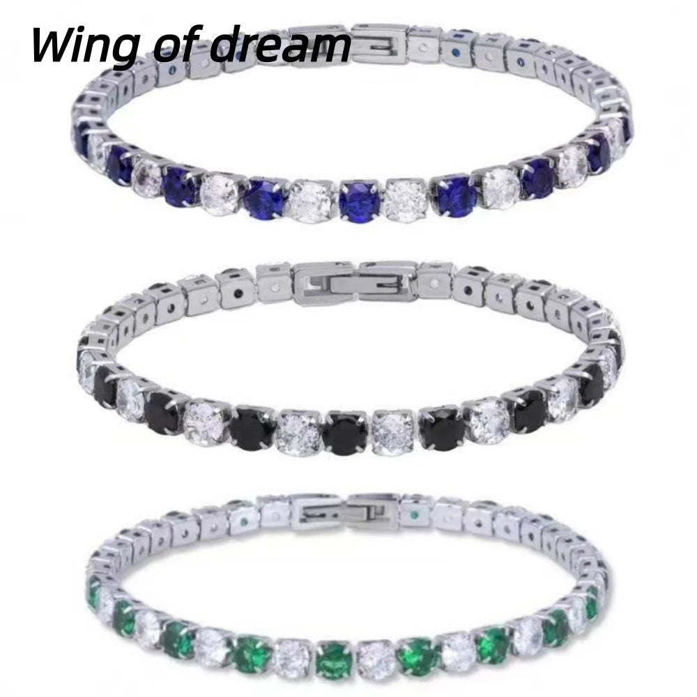 925 Sterling Silver Jewelry, 16cm-21cm Tennis Bracelet