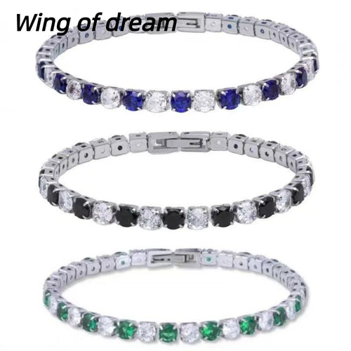 925 Sterling Silver Jewelry, 16cm-21cm Tennis Bracelet