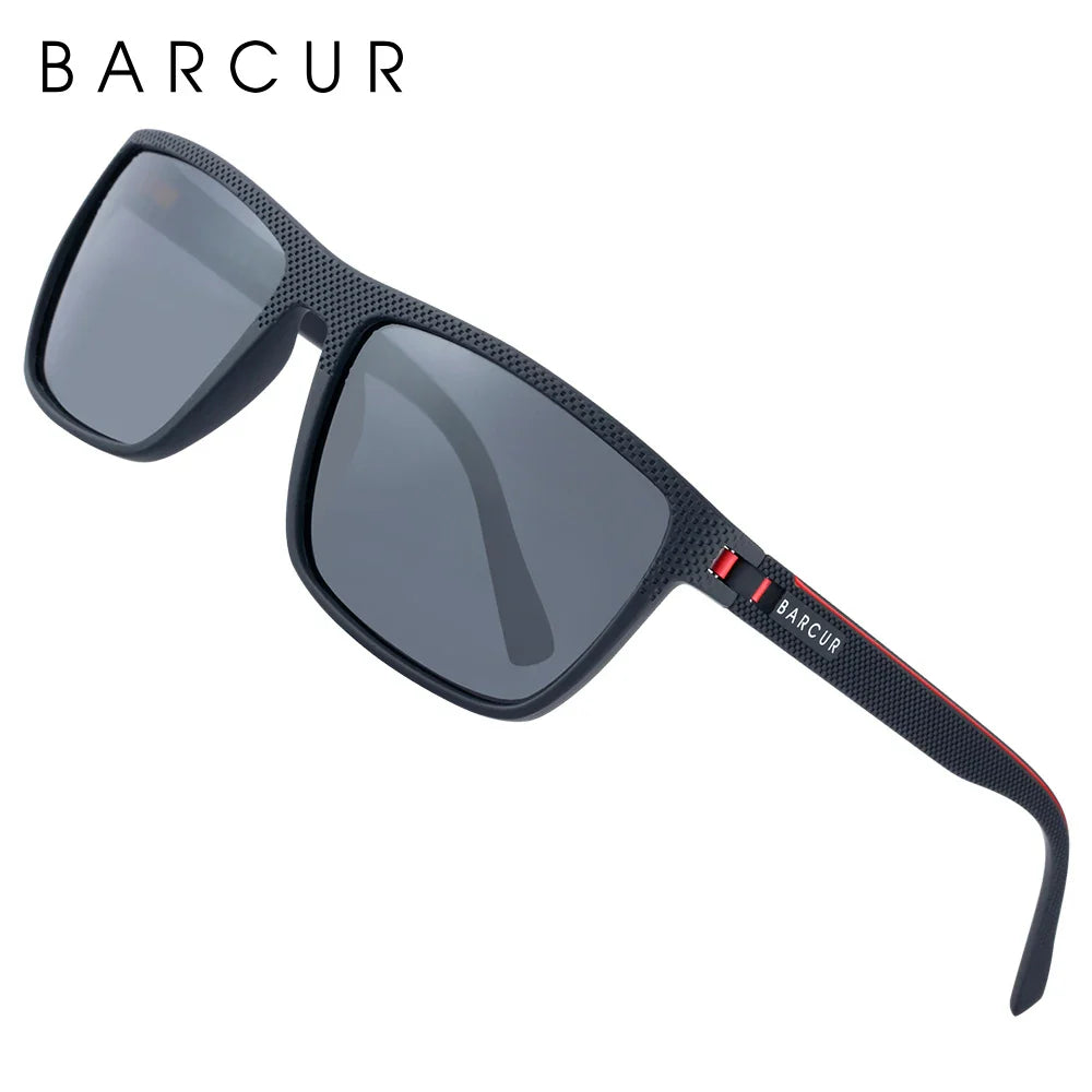BARCUR Sports Polarized Sunglasses for Men Lightweight TR90