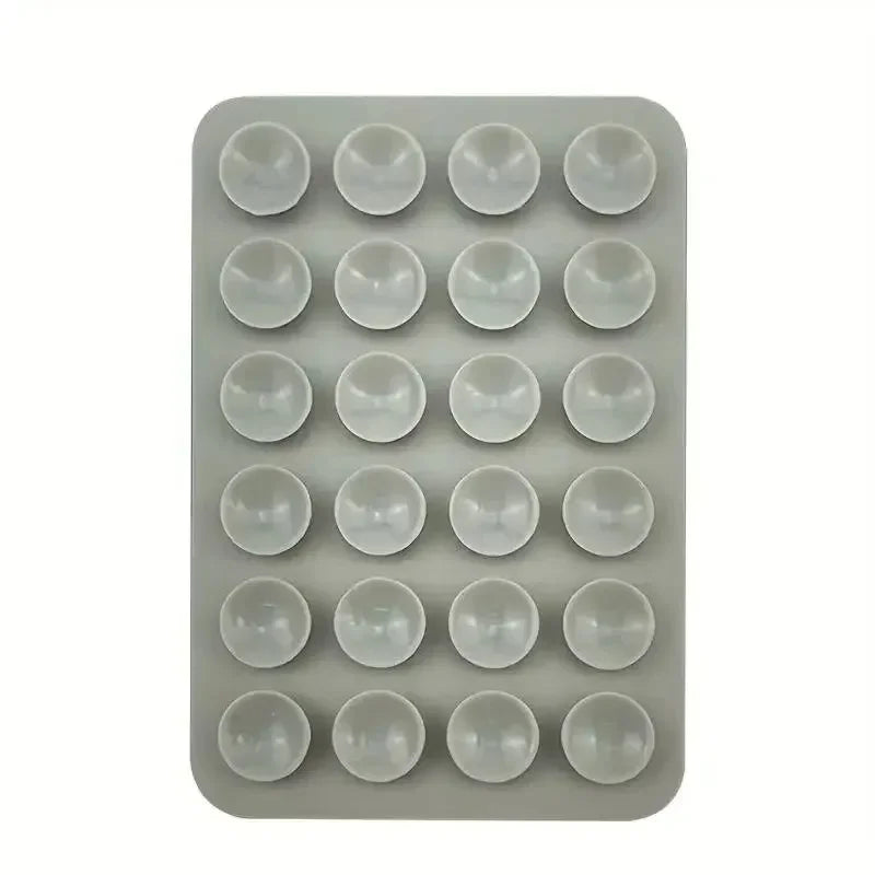 Silicone Suction Phone Holder Mat Multifunctional Suction Cup Wall Stand Square Anti-Slip Single-Sided Case Mount Back Sticker