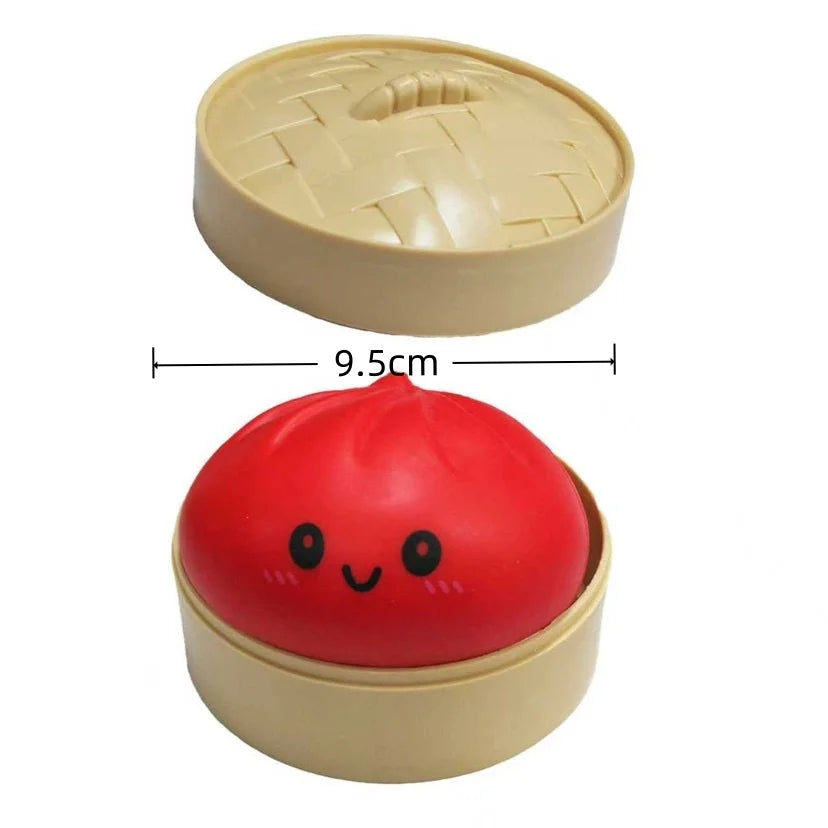 Glitter Dumpling Squishies Toys Pressure Ball Slow Rebound Soft Pinch