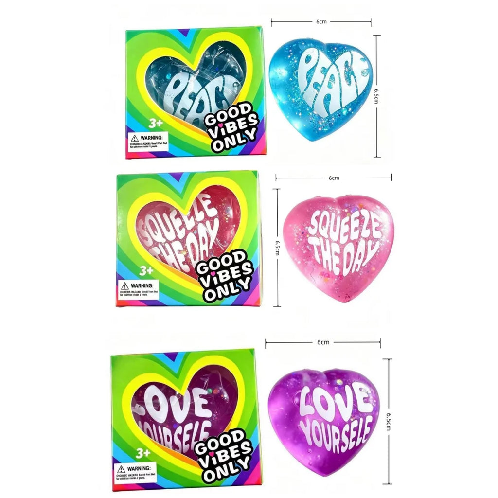 Heart-Shaped Squishy Toy, Soft and Comfortable