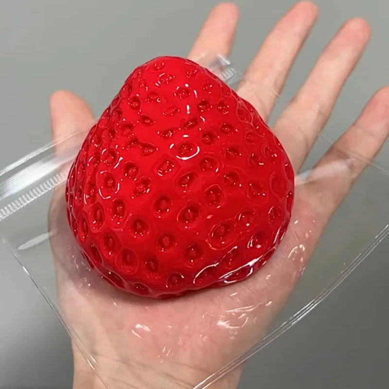 Strawberry Taba Squishy Fidget Toy - Slow Rebound