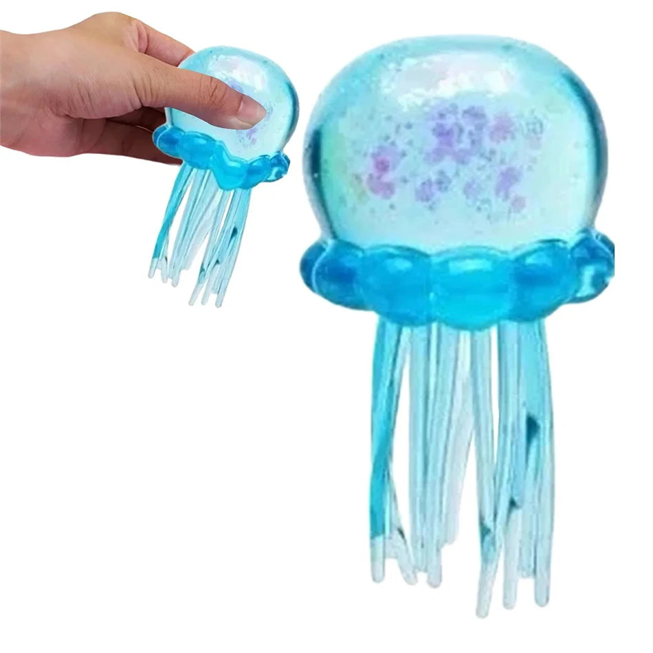 Confirmed Needoh Fuzz Ball Jellyfish Squishy Blind Box Series