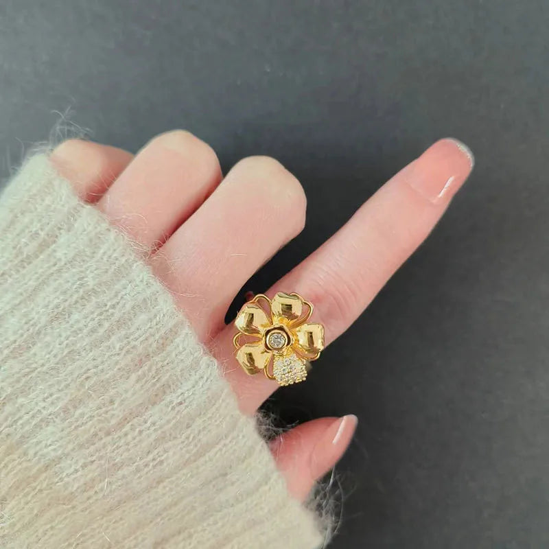 Fashion Fidget Spinner Ring For Women