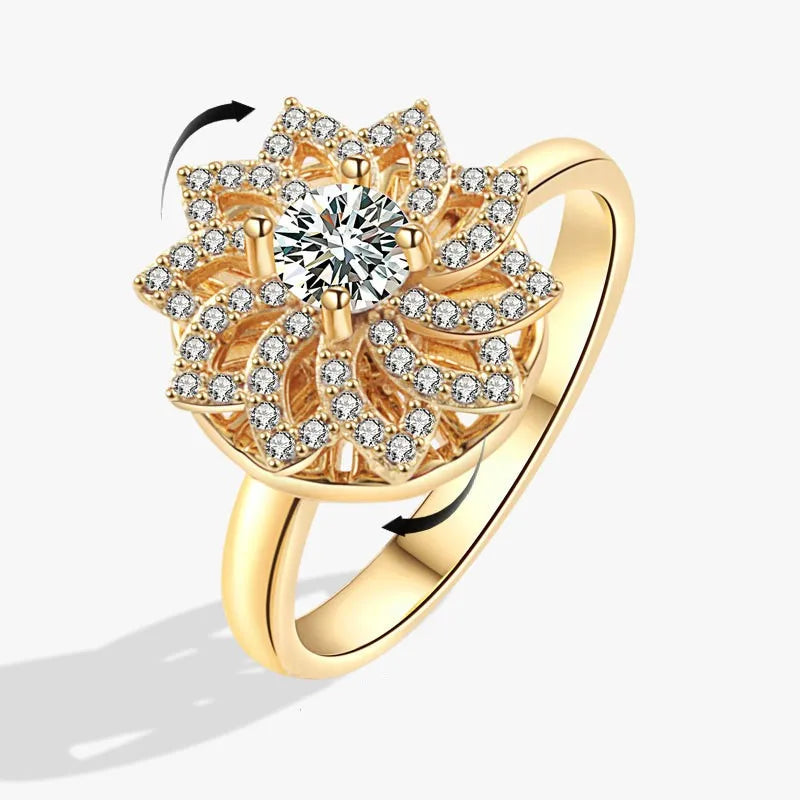 Fashion Fidget Spinner Ring For Women