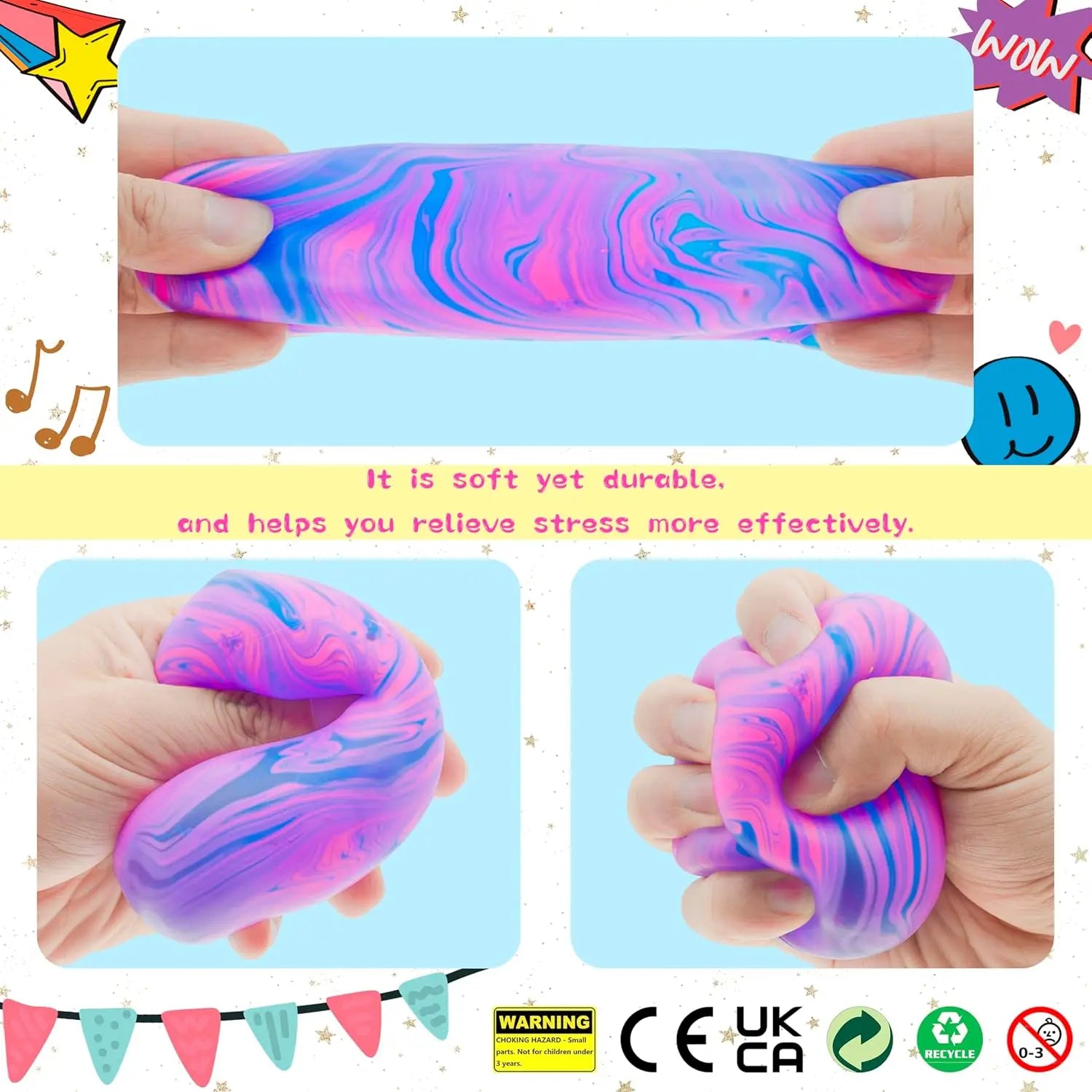 Soft and Glutinous Sensory Stress-relief Toy Needoh Cube