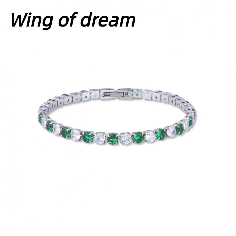 925 Sterling Silver Jewelry, 16cm-21cm Tennis Bracelet